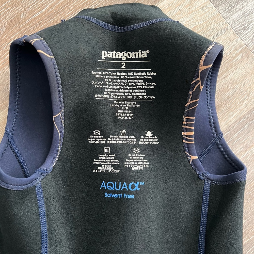 Patagonia R1 Yulex Blue Juanita Spring Suit Women’s Size 2 Surf Swim MSRP $149 - Picture 9 of 11